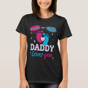 Rosa oder Blau, Daddy Lieben Sie T-Shirt