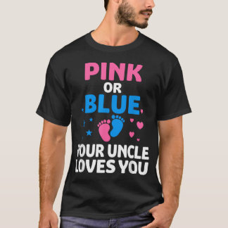 Rosa oder Blau, Dein Onkel liebt Dich Geschlecht T-Shirt
