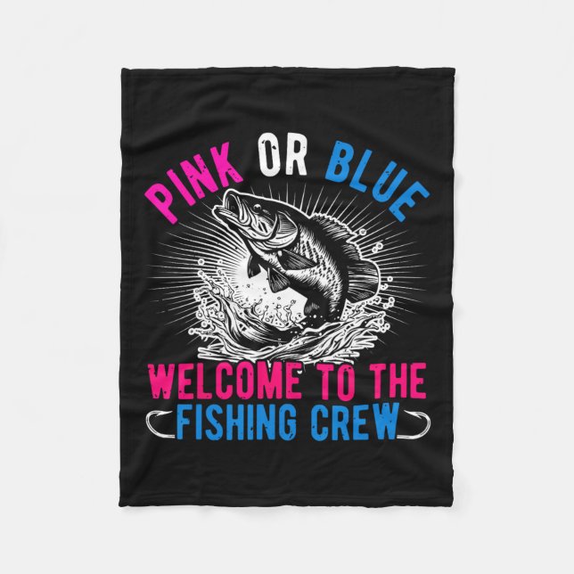 Rosa oder Blau des Geschlechts: Willkommen in der  Fleecedecke (Vorderseite)