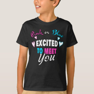 Rosa oder Blau Erfreut über die Ergebnisse der Un T-Shirt