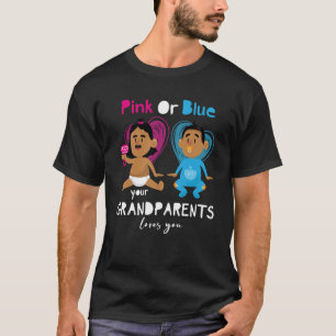 Rosa oder blau Ihre Großeltern Lieben Sie Geschlec T-Shirt