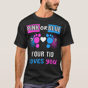 Rosa oder blau Ihre Tio-Lieben Sie Geschlecht zeig T-Shirt