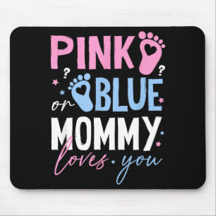 Rosa oder blau Mama liebt Geschlecht enthüllung ne Mousepad