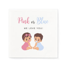 Rosa oder Blau Süßer Baby-Sauger Geschlechtsenthül