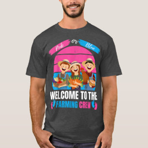 Rosa oder Blau Willkommen in der landwirtschaftlic T-Shirt