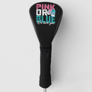 Rosa oder blau Wir Liebe Sie Geschlechtsverkehr ze Golf Headcover