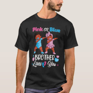 Rosa oder blaue Brüder Lieben Sie Schwarzes Baby G T-Shirt