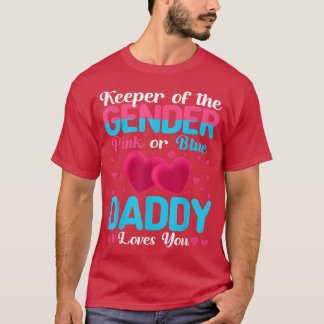 Rosa oder blaue Daddy Lieben, die das Geschlecht b T-Shirt
