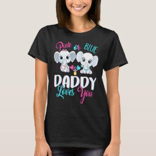 Rosa oder blaue Daddy Lieben, die Sie Elefanten Ba T-Shirt
