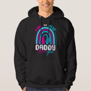 Rosa oder blaue Daddy Lieben Sie Geschlecht offenb Hoodie
