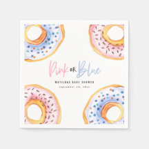 Rosa oder blaue Duschpapiertafel