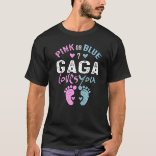 Rosa oder blaue Gaga Lieben Ihr Oma für Großmutter T-Shirt