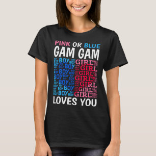 Rosa oder blaue Gam-Lieben Sie Geschlecht zeigen B T-Shirt