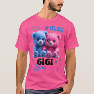 Rosa oder blaue Gigi-Lieben Sie Niedlich tragen Ba T-Shirt