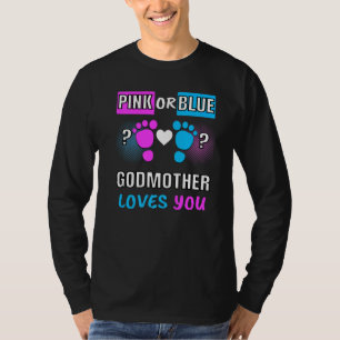Rosa oder blaue Godmuttermutter-Lieben, die Sie Ge T-Shirt