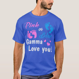 Rosa oder blaue Gramma Lieben Sie Geschlecht offen T-Shirt