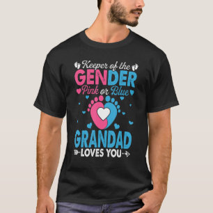 Rosa oder blaue Grandad-Lieben Sie Geschlecht zeig T-Shirt