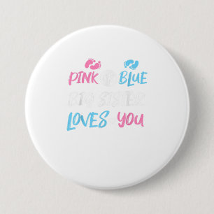 Rosa oder blaue, große Lieben, die Sie Geschlecht  Button