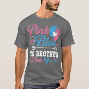 Rosa oder blaue große Lieben, die Sie Geschlecht z T-Shirt