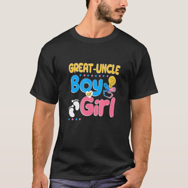 Rosa oder blaue große Lieben Sie am besten Onkel j T-Shirt (Vorderseite)