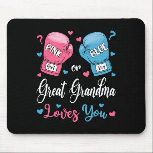 Rosa oder blaue große Oma-Lieben, die Sie Boxen Ge Mousepad