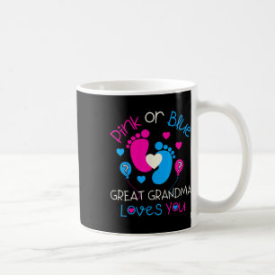 Rosa oder blaue große Oma-Lieben Sie Shirt Geschle Kaffeetasse