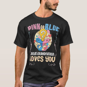Rosa oder blaue Großvater Lieben Ihr Bestes Gran T-Shirt