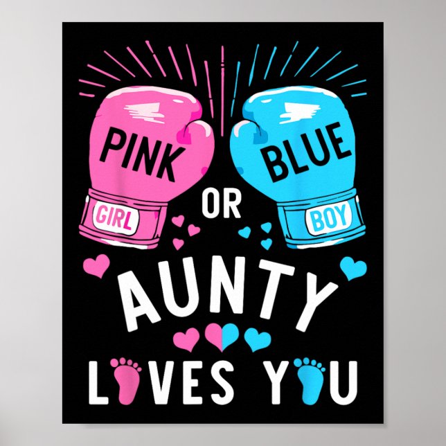 Rosa oder blaue Lieben, die Sie Boxen Geschlecht o Poster (Vorne)