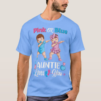 Rosa oder blaue Lieben Sie Baby Geschlecht zeigen  T-Shirt