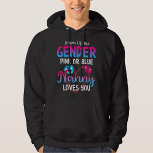 Rosa oder blaue Lieben Sie bewahren das Geschlecht Hoodie
