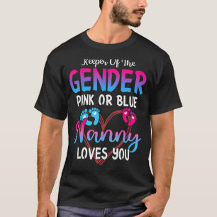 Rosa oder blaue Lieben Sie bewahren das Geschlecht T-Shirt