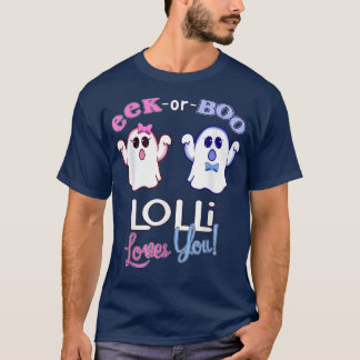 Rosa oder blaue Lolli-Lieben, die man zu Halloween T-Shirt
