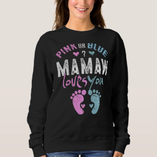 Rosa oder blaue Mamaw-Lieben Ihr Oma für Grandpar Sweatshirt