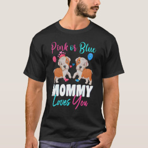 Rosa oder blaue Mami-Lieben, die Sie Hunde erfasse T-Shirt