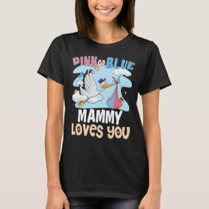 Rosa oder blaue Mammy-Lieben Die beste Mama je Mut T-Shirt