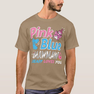 Rosa oder blaue Mawmaw-Lieben, die Ihr Baby-Geschl T-Shirt