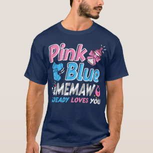 Rosa oder blaue Memaw-Lieben, die Ihr Baby-Geschle T-Shirt