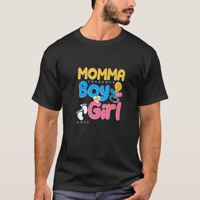 Rosa oder blaue Momma-Lieben Die beste Mama je Mut T-Shirt (Vorderseite)
