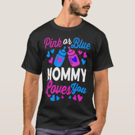 Rosa oder blaue MOMMY-Lieben | Mama für Kinder T-Shirt