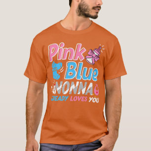 Rosa oder blaue Nonna Lieben, die Sie Baby Geschle T-Shirt