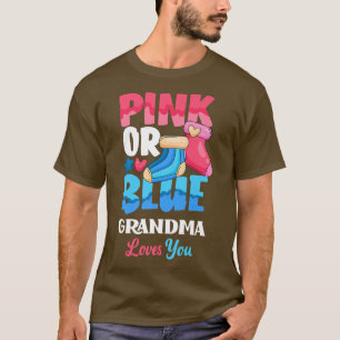 Rosa oder blaue Oma-Lieben, die Sie Baby-Socken-Ge T-Shirt