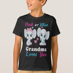 Rosa oder blaue Oma Lieben, die Sie Elefanten Baby T-Shirt