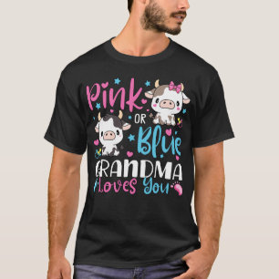 Rosa oder blaue Oma-Lieben, die Sie spenden Kuh Ba T-Shirt