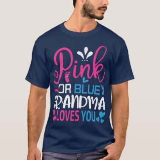 Rosa oder blaue Oma Lieben Ihr Geschlecht offenbar T-Shirt