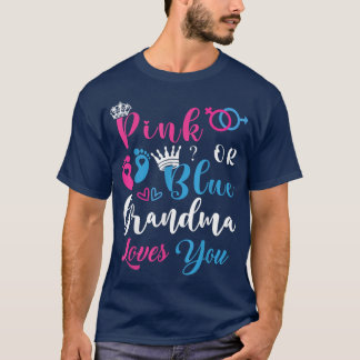 Rosa oder blaue Oma Lieben Ihr Geschlecht offenbar T-Shirt