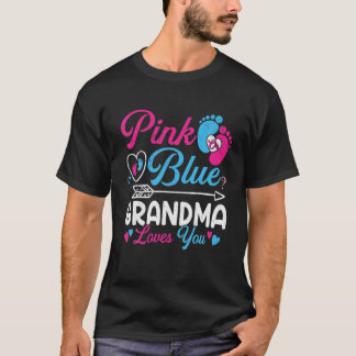 Rosa oder blaue Oma-Lieben Sie Funny Baby Gender R T-Shirt
