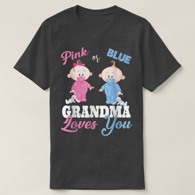 Rosa oder blaue Oma-Lieben SieGeschlechtsverkehr T-Shirt (Design vorne)