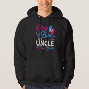 Rosa oder blaue Onkel Lieben, die Ihr Baby-Geschle Hoodie