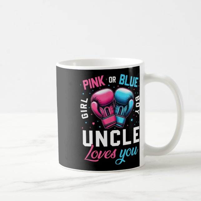 Rosa oder blaue Onkel Lieben, die Sie Boxing Gesch Kaffeetasse (Rechts)