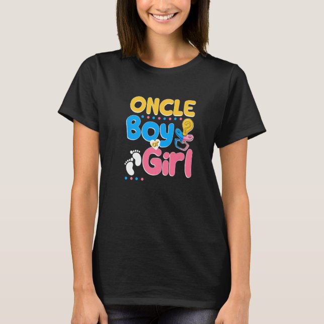 Rosa oder blaue Onkel Lieben Sie am besten Onkel j T-Shirt (Vorderseite)